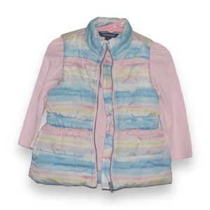 Calvin Klein puffer vest and shirt 2T